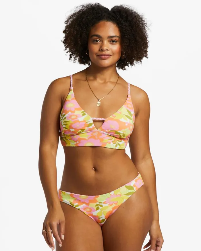 Billabong Summer Folk Reversible Medium Bikini Bottoms Multi Womens Bikinis