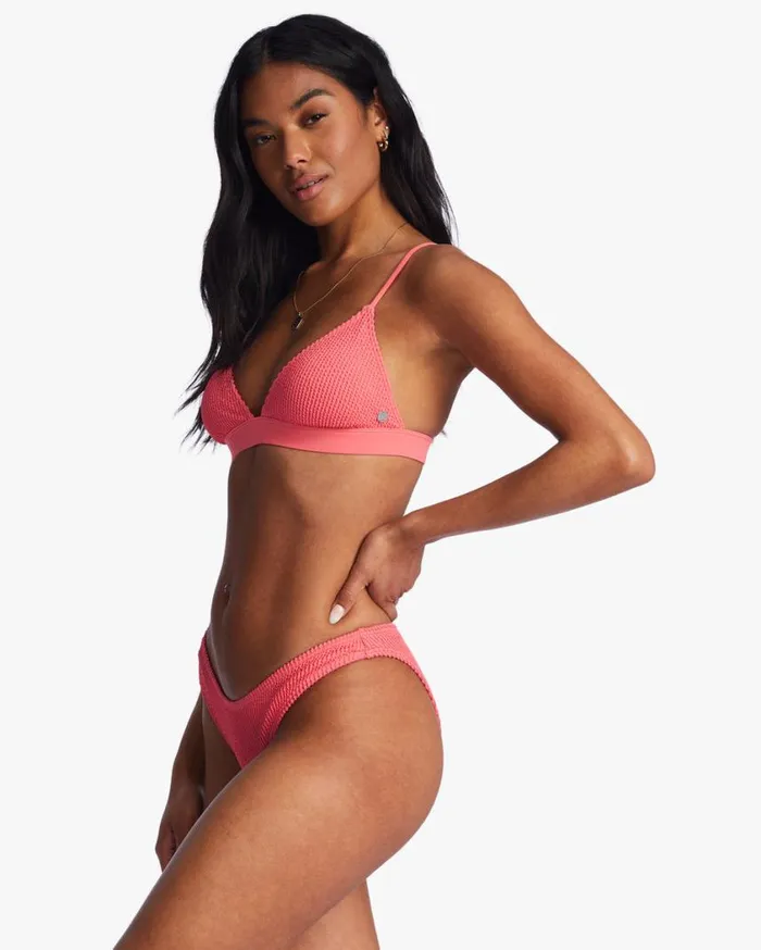 Billabong Summer High Fixed Triangle Bikini Top Coral Crush Womens Bikini Tops Billabong Summer High Fixed Triangle Bikini Top Coral Crush Womens Bikini Tops