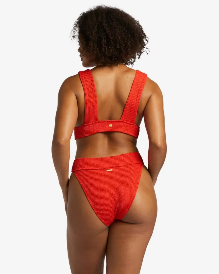 Billabong Summer High Plunge Bikini Top Red Aloha Womens Bikini Tops Billabong Summer High Plunge Bikini Top Red Aloha Womens Bikini Tops