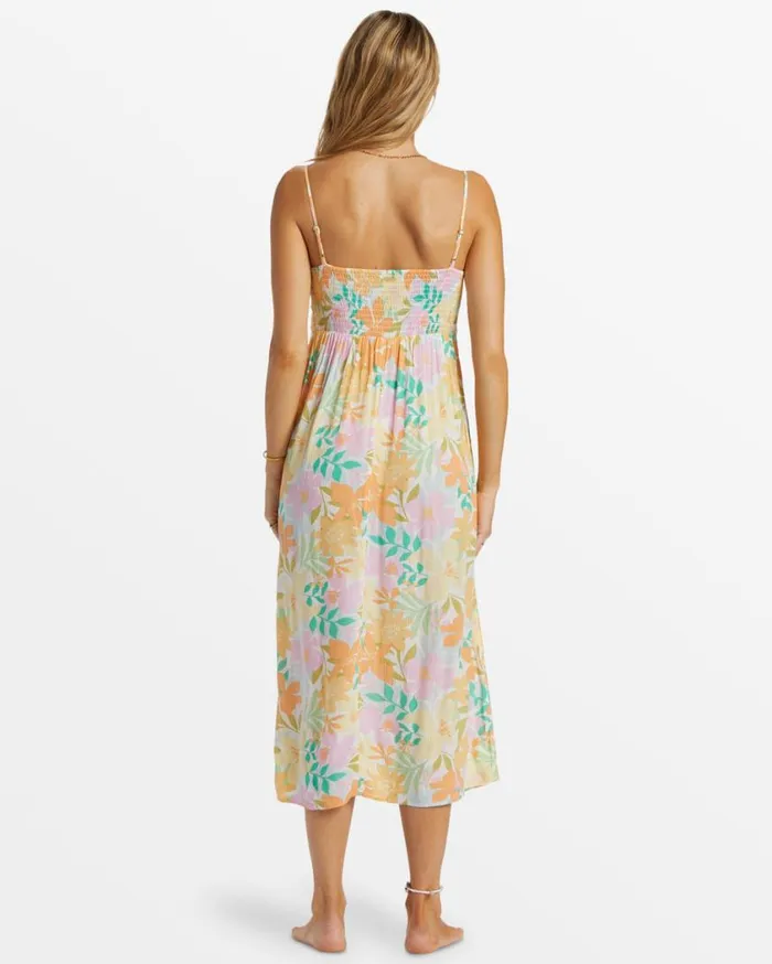 Billabong Summer Shine Midi Dress Multi Womens Dresses Billabong Summer Shine Midi Dress Multi Womens Dresses