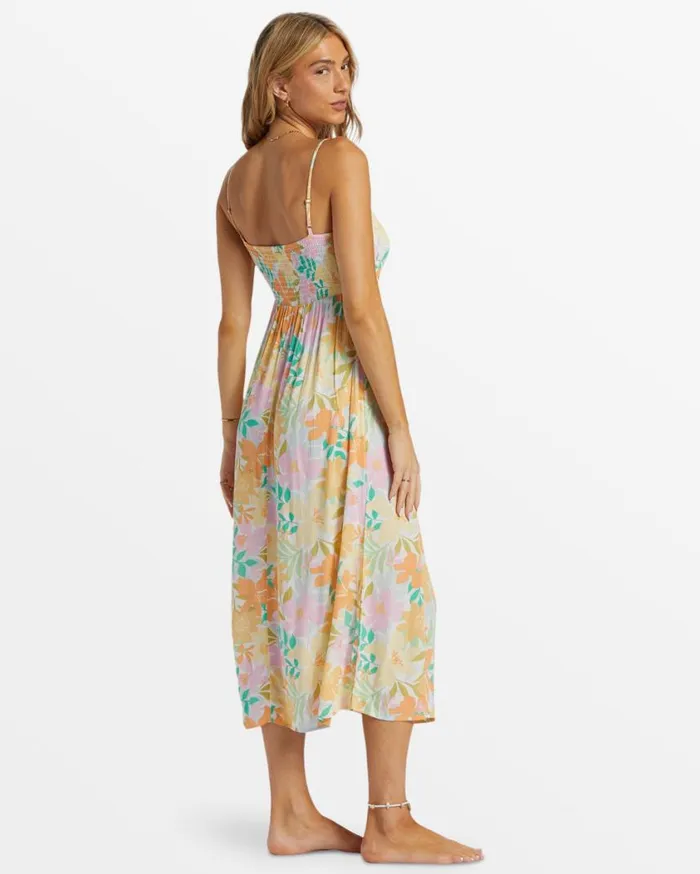 Billabong Summer Shine Midi Dress Multi Womens Dresses Billabong Summer Shine Midi Dress Multi Womens Dresses
