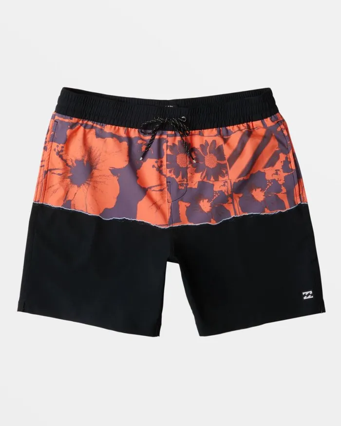 Billabong Sundays Layback 17034 Volley Shorts Warm Red Mens Short Length 16034 8211 175034