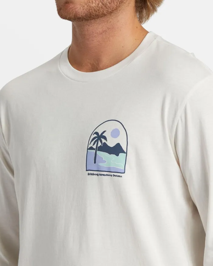 Billabong Sundown Long Sleeve Tshirt Off White Mens TShirts Billabong Sundown Long Sleeve Tshirt Off White Mens TShirts