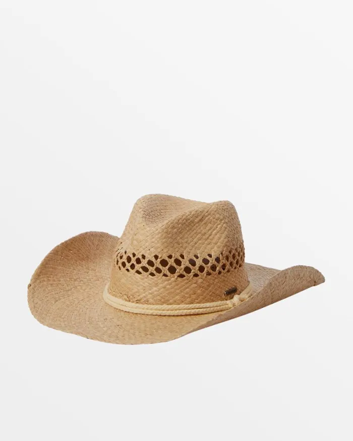 Billabong Surfs Up Cowboy Hat Natural Womens Beach Accessories Billabong Surfs Up Cowboy Hat Natural Womens Beach Accessories