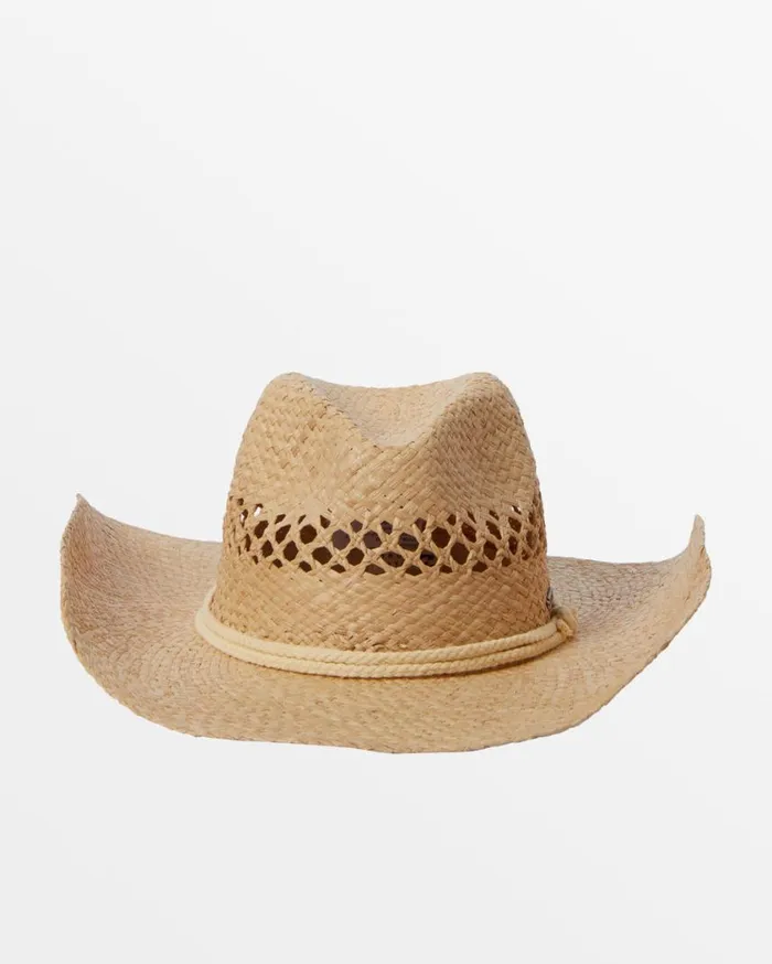 Billabong Surfs Up Cowboy Hat Natural Womens Beach Accessories Billabong Surfs Up Cowboy Hat Natural Womens Beach Accessories