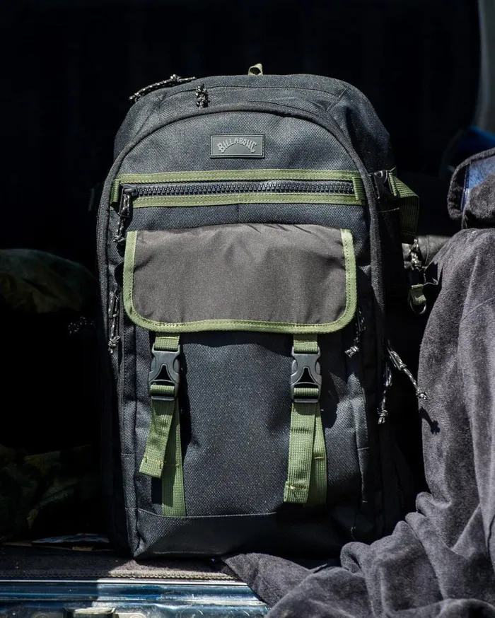 Billabong Surftrek Explorer 32L Large Travel Backpack Black Mens Backpacks