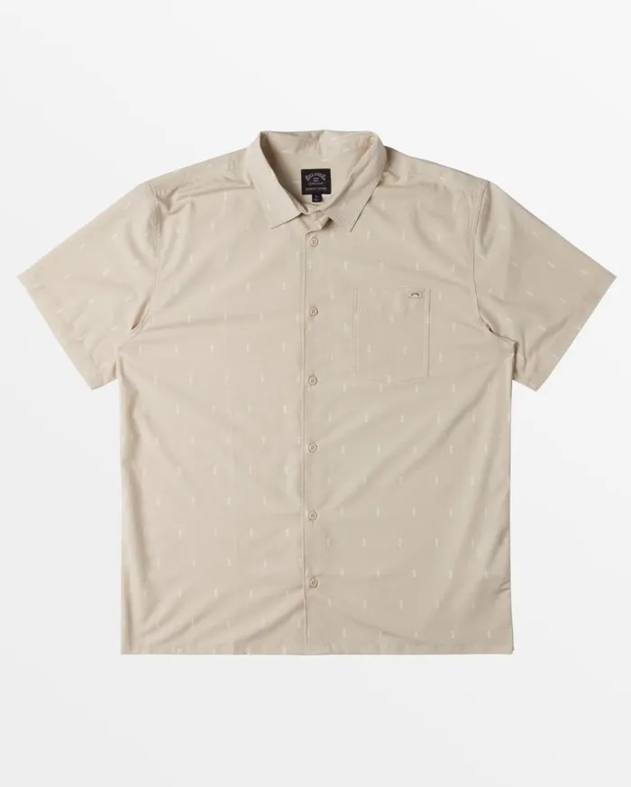 Billabong Surftrek Trail Short Sleeve Woven Shirt Cream Mens Shirts Billabong Surftrek Trail Short Sleeve Woven Shirt Cream Mens Shirts