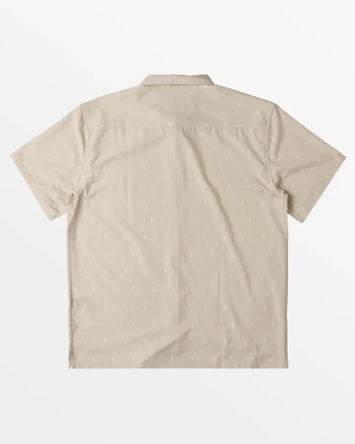 Billabong Surftrek Trail Short Sleeve Woven Shirt Cream Mens Shirts Billabong Surftrek Trail Short Sleeve Woven Shirt Cream Mens Shirts