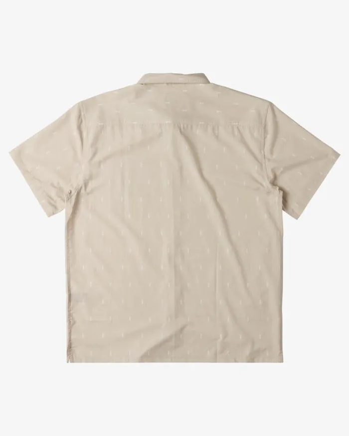 Billabong Surftrek Trail Short Sleeve Woven Shirt Cream Mens Shirts Billabong Surftrek Trail Short Sleeve Woven Shirt Cream Mens Shirts