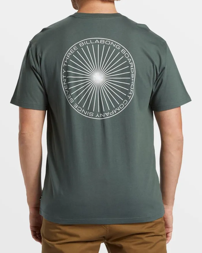 Billabong Swivel TShirt Slate Green Mens TShirts