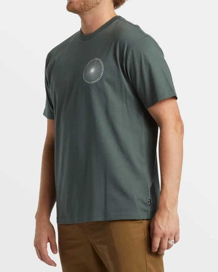 Billabong Swivel TShirt Slate Green Mens TShirts Billabong Swivel TShirt Slate Green Mens TShirts