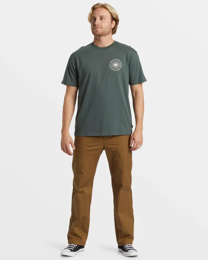 Billabong Swivel TShirt Slate Green Mens TShirts Billabong Swivel TShirt Slate Green Mens TShirts