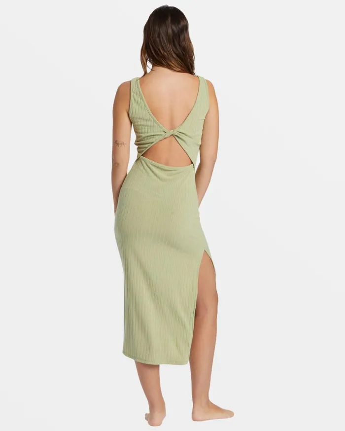 Billabong Take A Look Rib Knit Dress Avocado Womens Dresses Billabong Take A Look Rib Knit Dress Avocado Womens Dresses