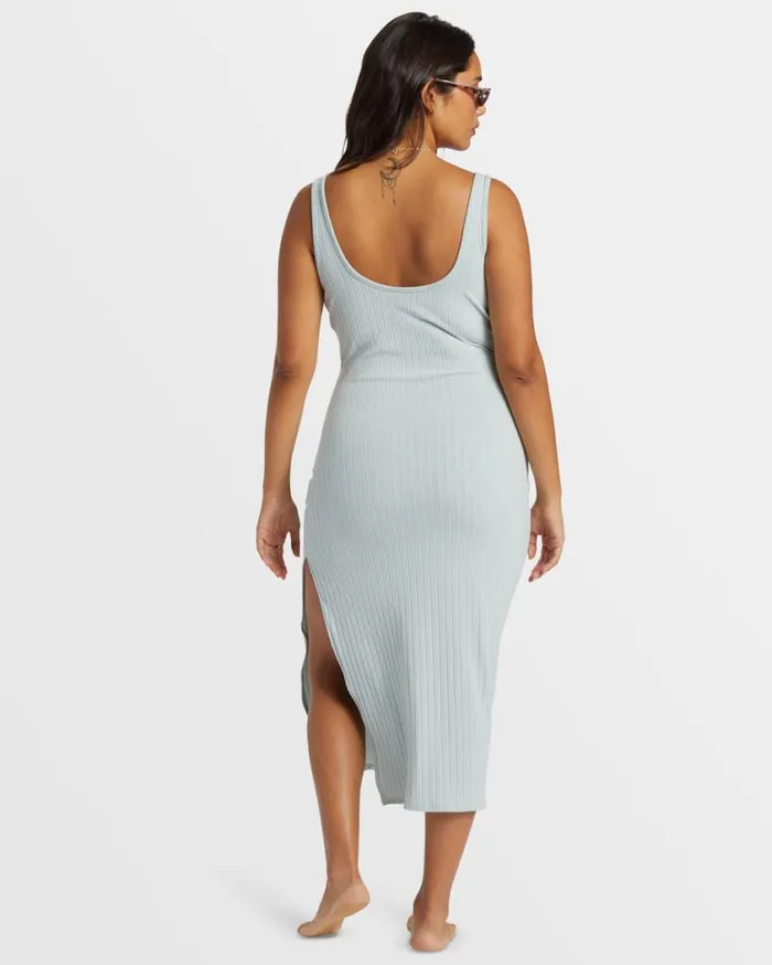 Billabong Take A Look Rib Knit Dress Dusk Blue Womens Dresses Billabong Take A Look Rib Knit Dress Dusk Blue Womens Dresses