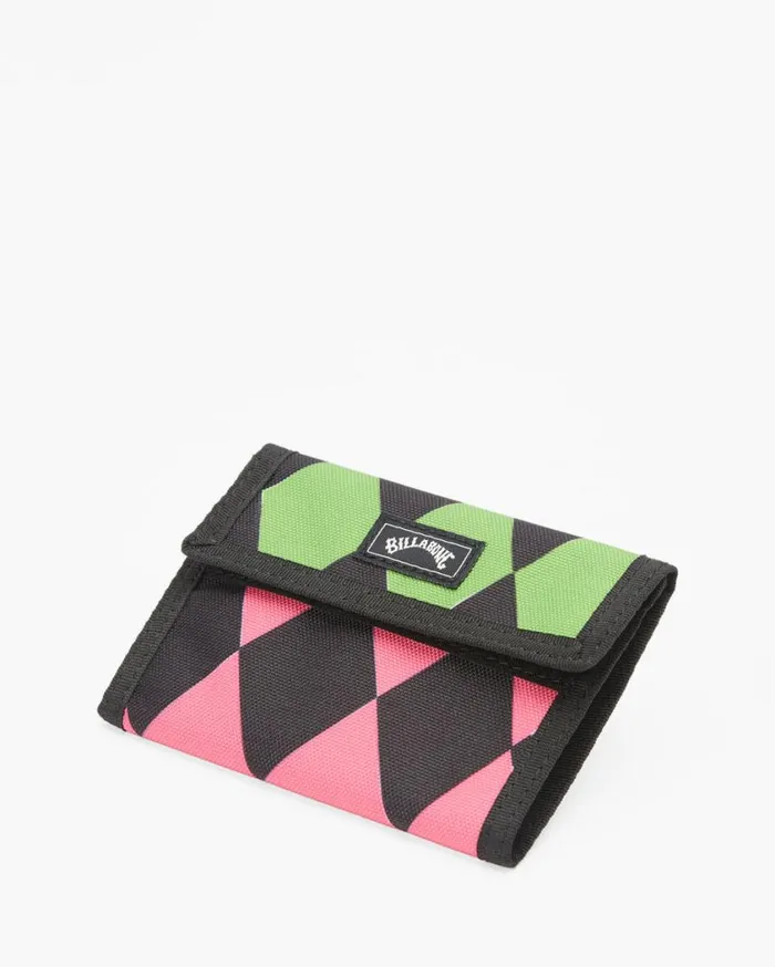 Billabong Tribong Lite TriFold Wallet Neon Green Mens Wallets Billabong Tribong Lite TriFold Wallet Neon Green Mens Wallets