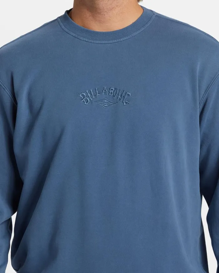 Billabong Wave Washed Crewneck Sweatshirt Slate Blue Mens Hoodies and Fleece Billabong Wave Washed Crewneck Sweatshirt Slate Blue Mens Hoodies and Fleece