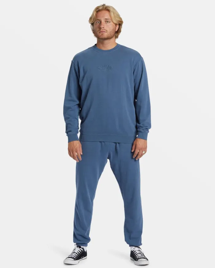 Billabong Wave Washed Crewneck Sweatshirt Slate Blue Mens Hoodies and Fleece Billabong Wave Washed Crewneck Sweatshirt Slate Blue Mens Hoodies and Fleece