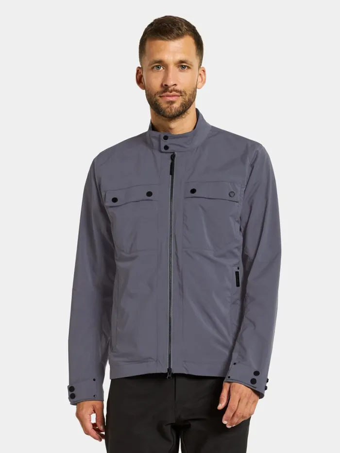 Birger Jacket Austere Blue Men Didriksons Spring Jackets