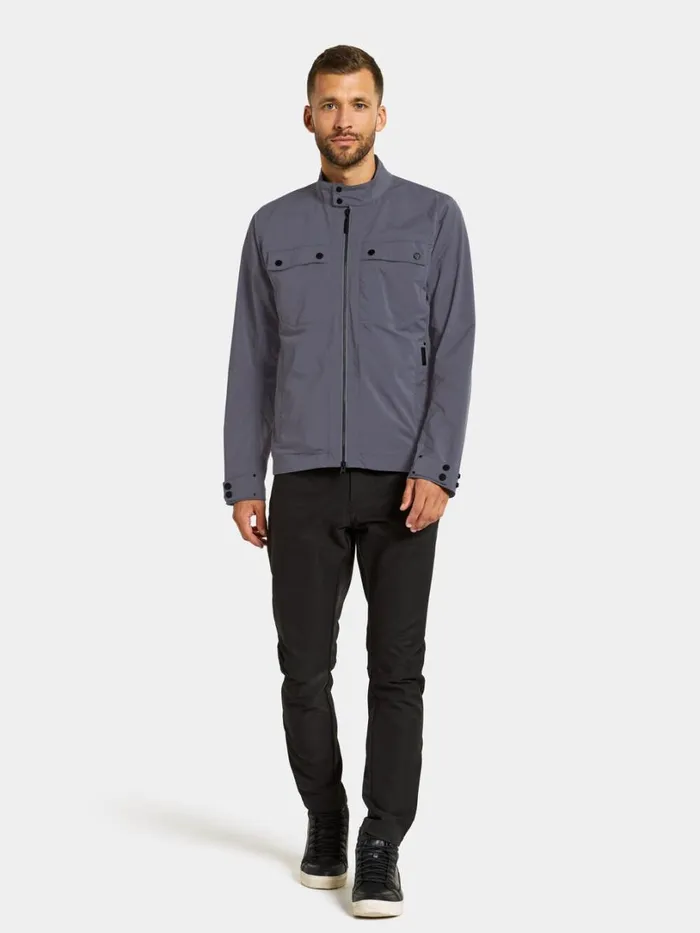 Birger Jacket Austere Blue Men Didriksons Spring Jackets
