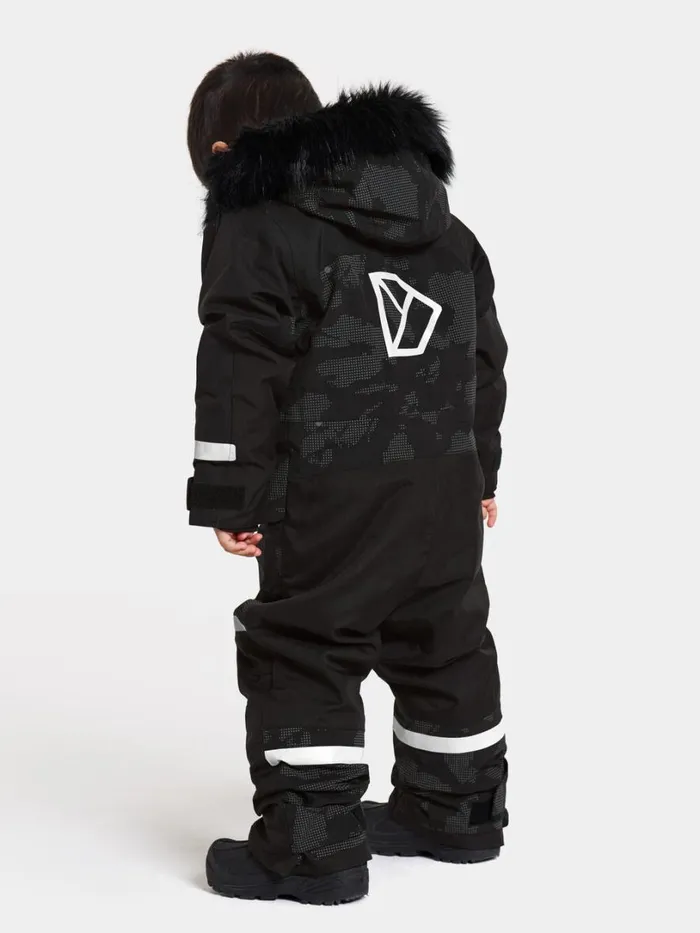 Bjrven Special Edition Kids039 Coverall Island Print Reflex Kids Didriksons Snowsuits