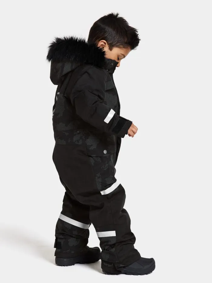 Bjrven Special Edition Kids039 Coverall Island Print Reflex Kids Didriksons Snowsuits