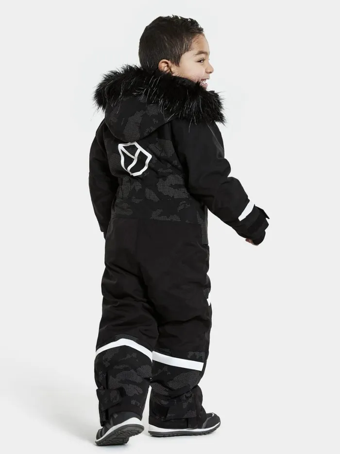 Bjrven Special Edition Kids039 Coverall Island Print Reflex Kids Didriksons Snowsuits