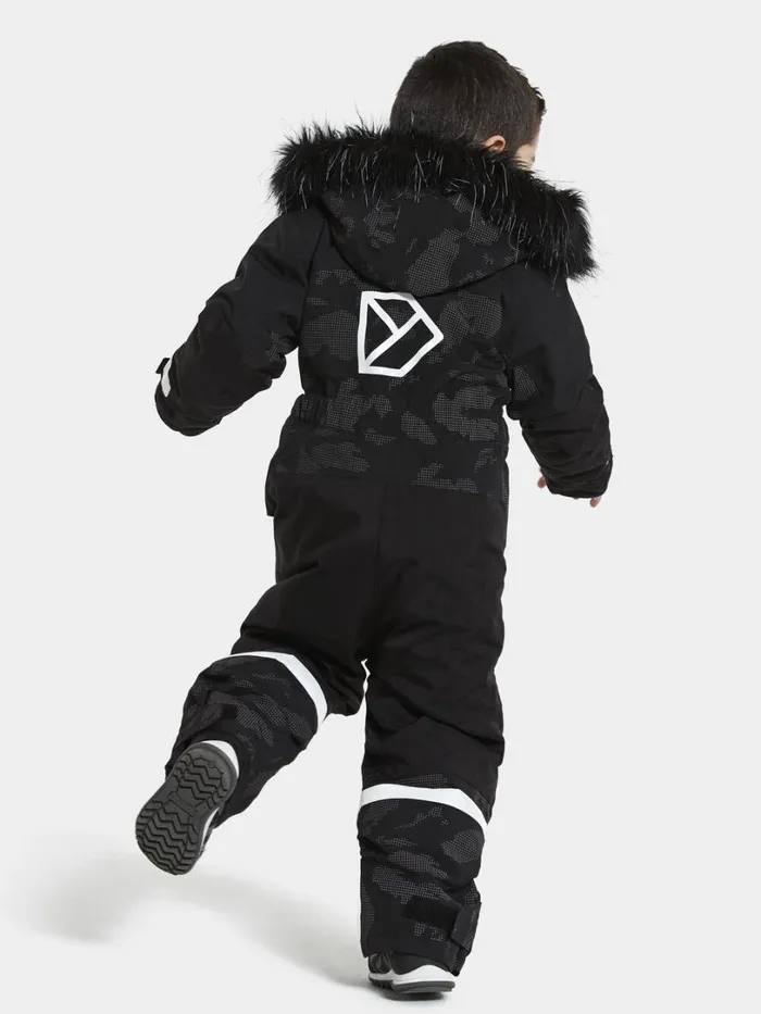 Bjrven Special Edition Kids039 Coverall Island Print Reflex Kids Didriksons Snowsuits