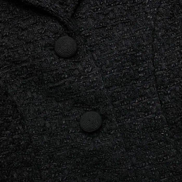 Black Boucle Jacket Women Self Portrait Outerwear