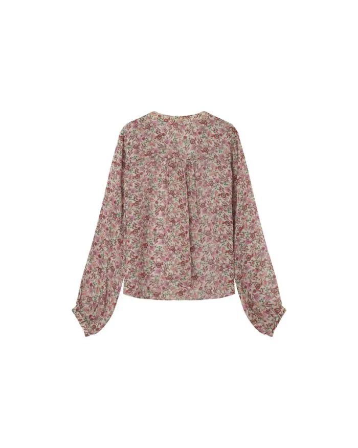 BLOUSE ECRU MARJORIE Shop Grace and Mila Patterned Blouses