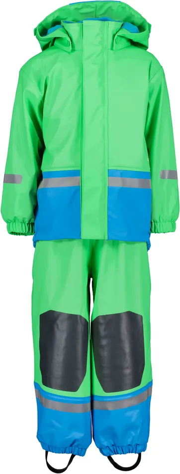 Boardman Kids039 Set Galon Frog Green Kids Didriksons Lined Rain Set