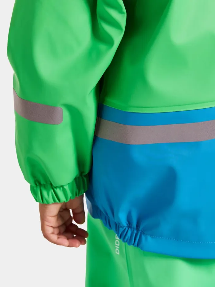 Boardman Kids039 Set Galon Frog Green Kids Didriksons Lined Rain Set