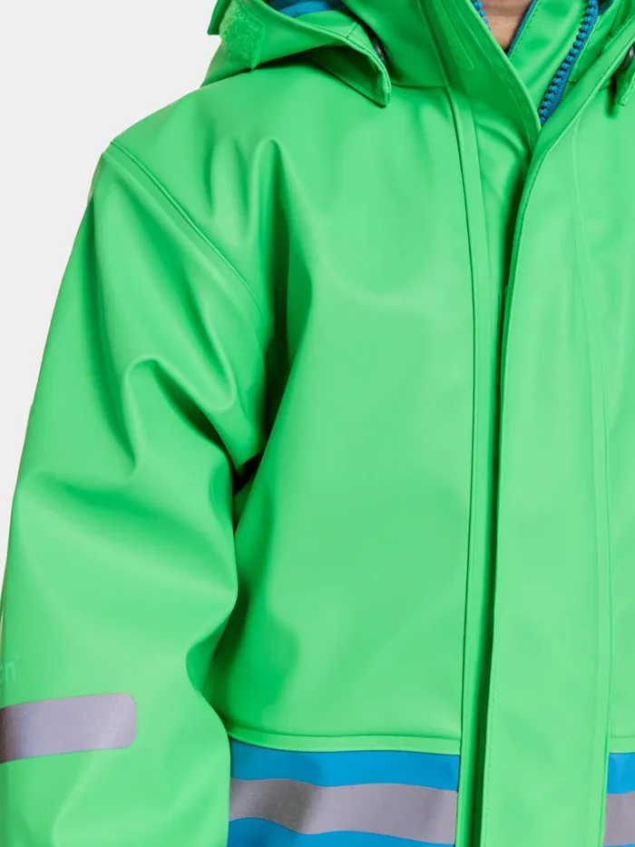 Boardman Kids039 Set Galon Frog Green Kids Didriksons Lined Rain Set
