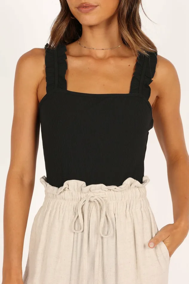 Bodysuits Women Petal and Pup Heidi Bodysuit Black