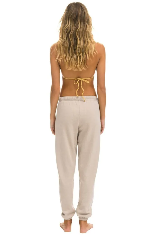 Bolt Sweatpants 8211 Sand Blue Women Aviator Nation Sweatpants