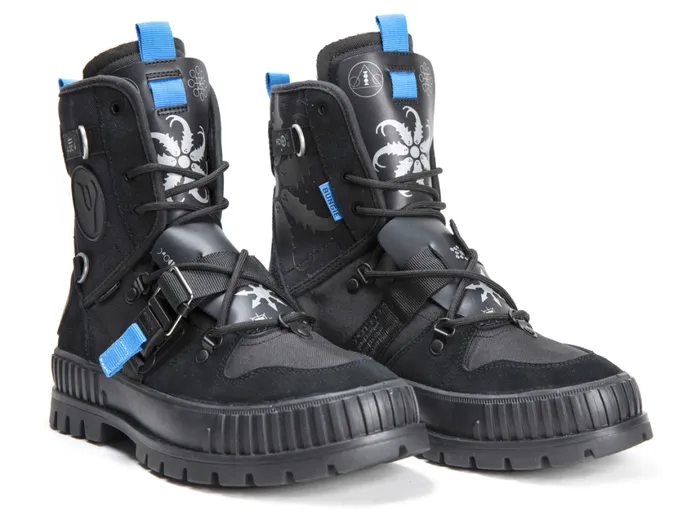 Boots Kids PALLADIUM PALLASHOCK X DESTINY Black Boots Kids PALLADIUM PALLASHOCK X DESTINY Black