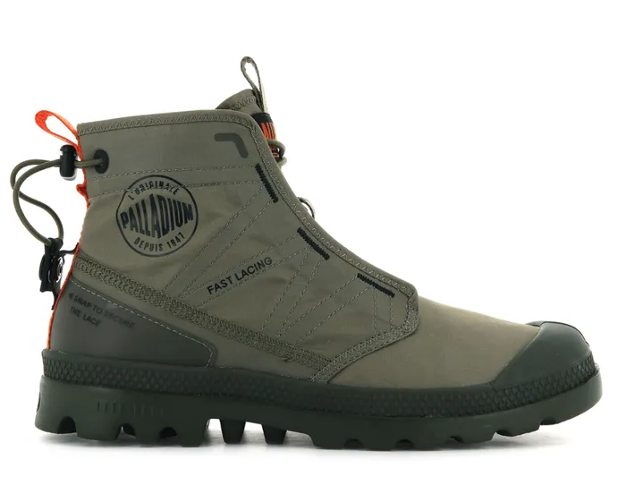 Boots Men PALLADIUM PAMPA TRAVEL LITE Dusky Green