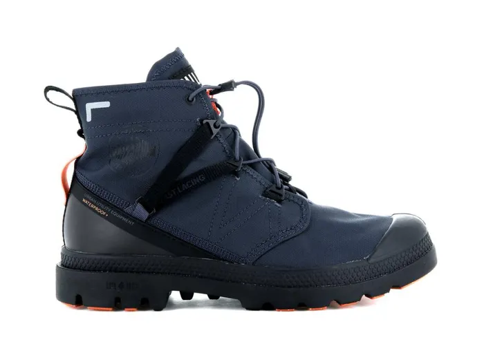 Boots Men PALLADIUM PAMPA TRAVEL LITE WATERPROOF Mood Indigo