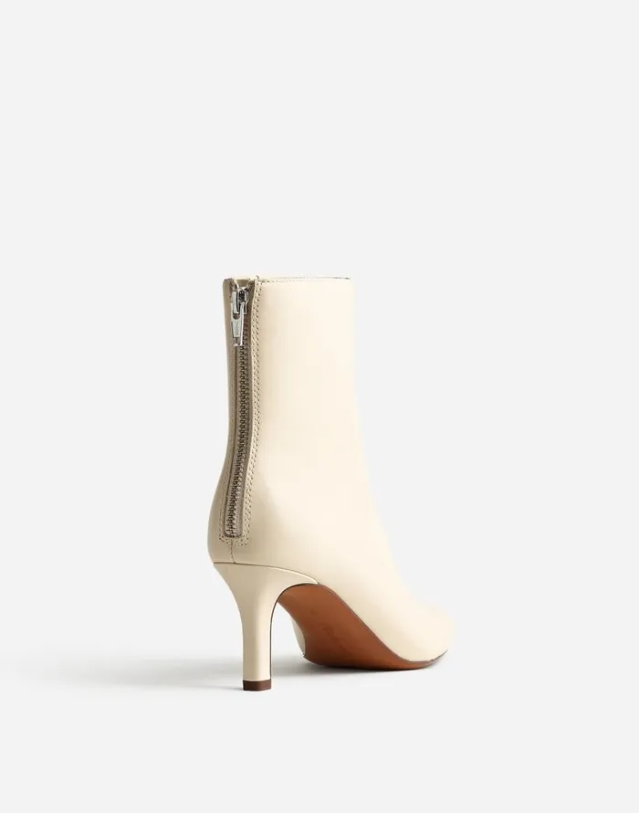 Boots Women Madewell The Dimes StilettoHeel Ankle Boot Ecru