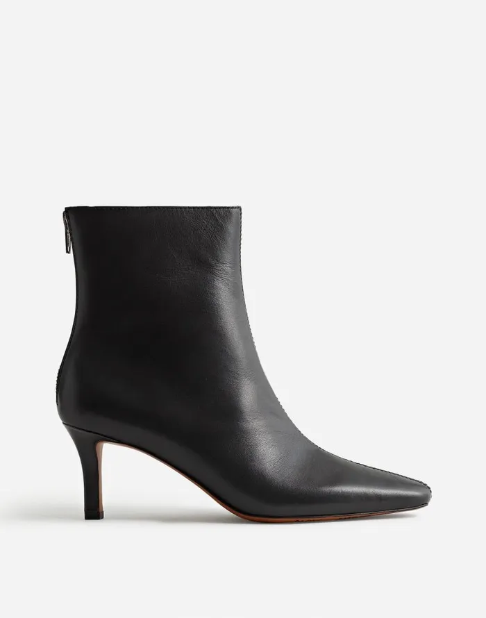 Boots Women Madewell The Dimes StilettoHeel Ankle Boot True Black