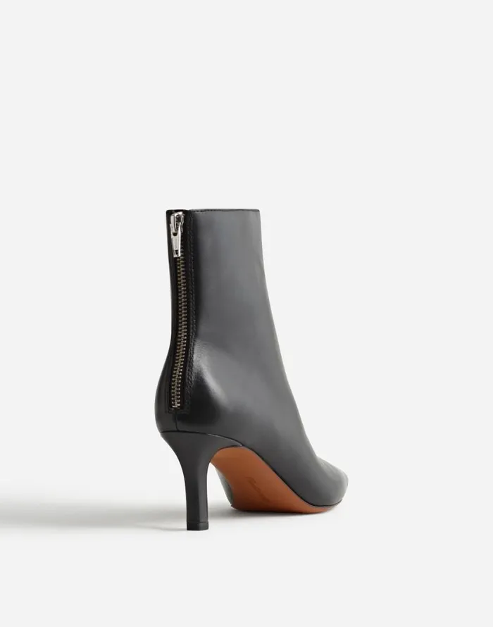 Boots Women Madewell The Dimes StilettoHeel Ankle Boot True Black