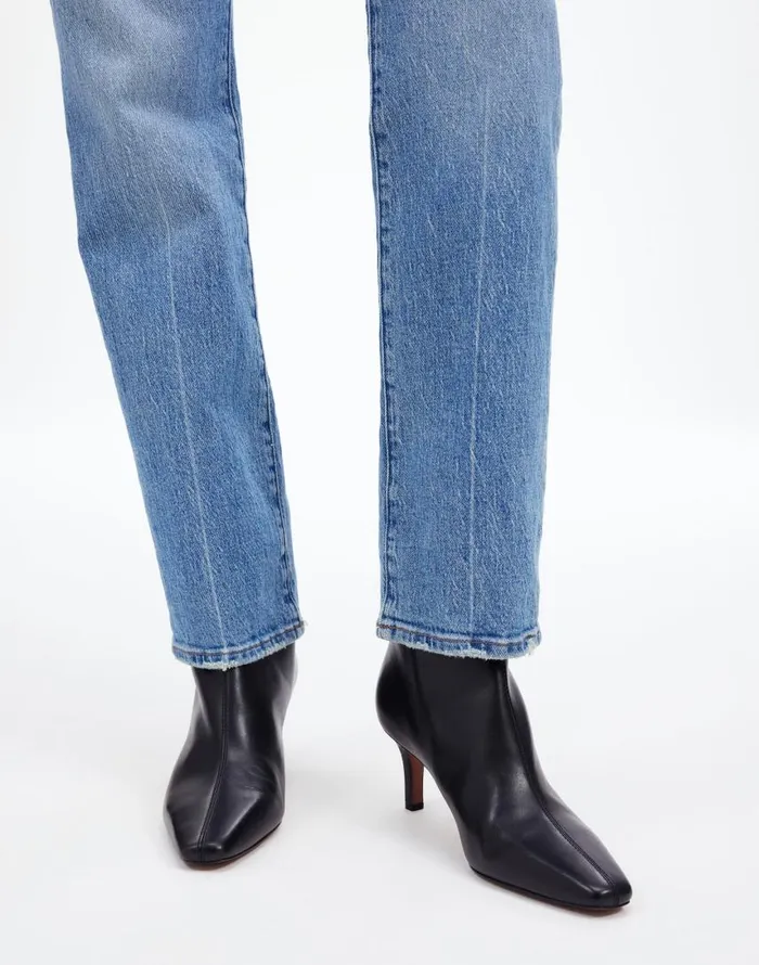 Boots Women Madewell The Dimes StilettoHeel Ankle Boot True Black
