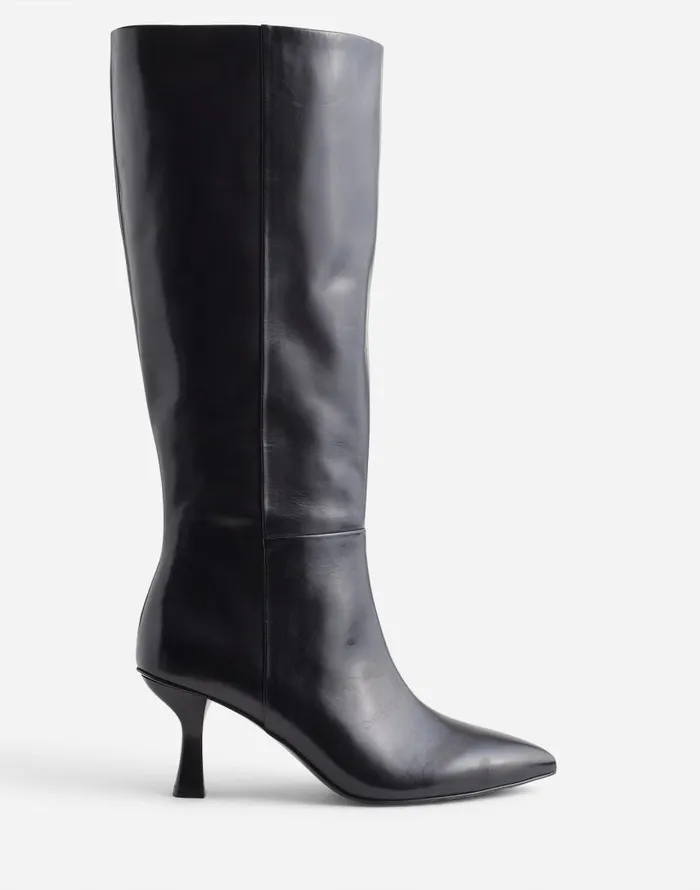 Boots Women Madewell The Justine Knee Boot With Extended Calf True Black