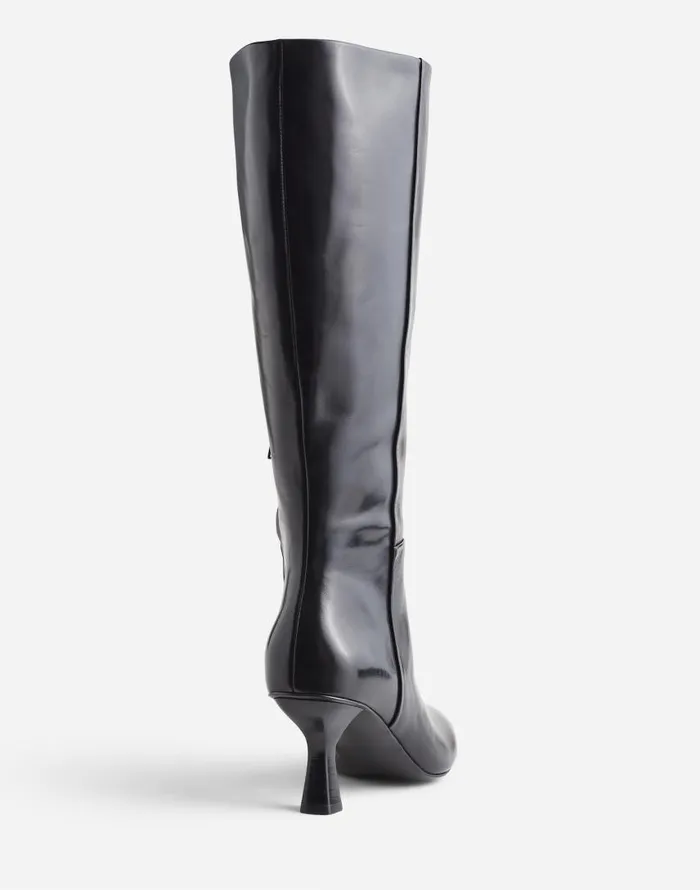Boots Women Madewell The Justine Knee Boot With Extended Calf True Black