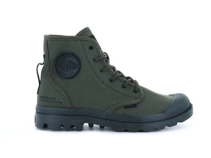Boots Women PALLADIUM PAMPA HI HTG SUPPLY Olive Night