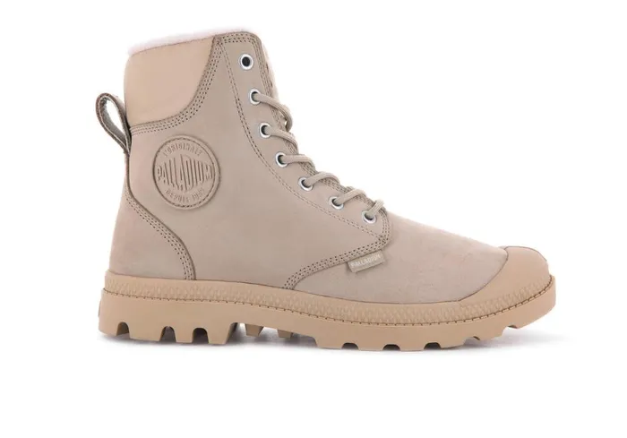 Boots Women PALLADIUM PAMPA SPORT CUFF WPS Warm Sand