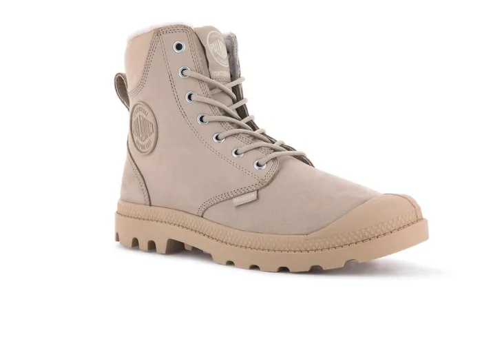 Boots Women PALLADIUM PAMPA SPORT CUFF WPS Warm Sand Boots Women PALLADIUM PAMPA SPORT CUFF WPS Warm Sand