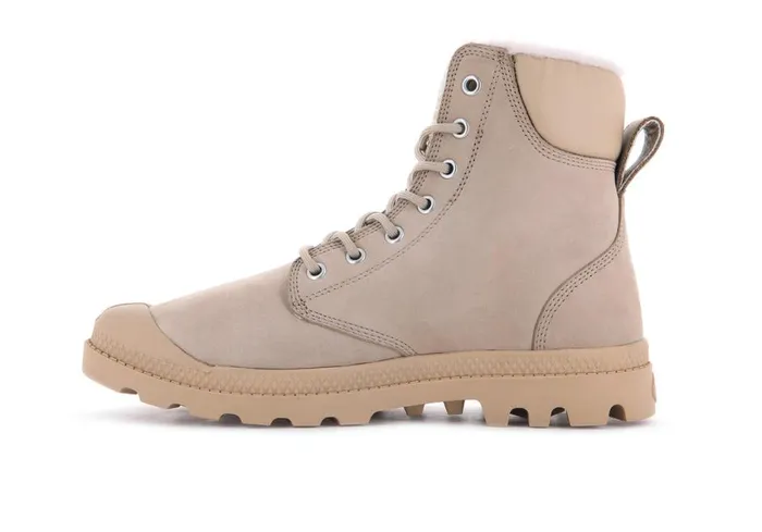 Boots Women PALLADIUM PAMPA SPORT CUFF WPS Warm Sand Boots Women PALLADIUM PAMPA SPORT CUFF WPS Warm Sand
