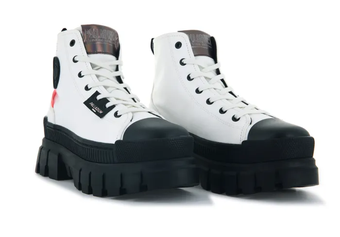 Boots Women PALLADIUM REVOLT HI TX Star White Boots Women PALLADIUM REVOLT HI TX Star White