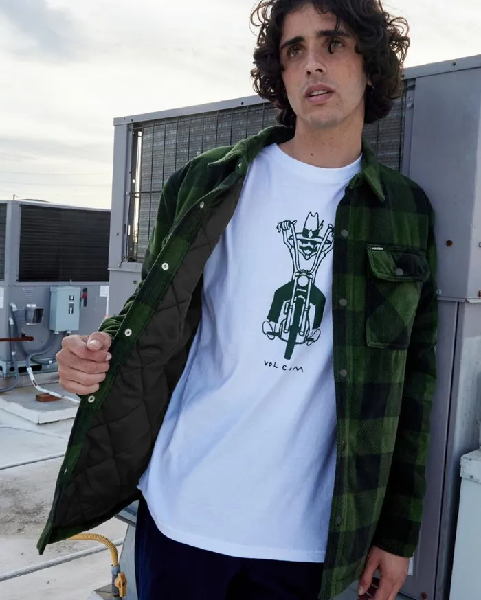 Bowered Fleece Long Sleeve 8211 Dark Pine Mens Volcom Hoodies and Sweatshirts Bowered Fleece Long Sleeve 8211 Dark Pine Mens Volcom Hoodies and Sweatshirts