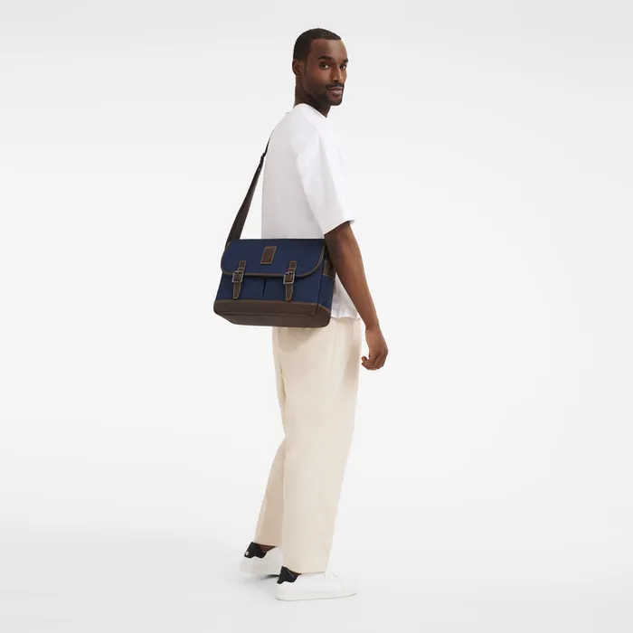 Boxford L Crossbody bag Blue Men Crossbody bags Longchamp Boxford L Crossbody bag Blue Men Crossbody bags Longchamp